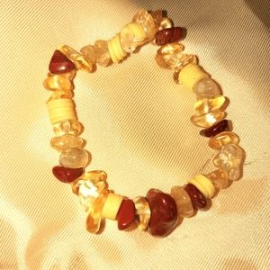 Tigers Eye/Citrine Crystal bracelet